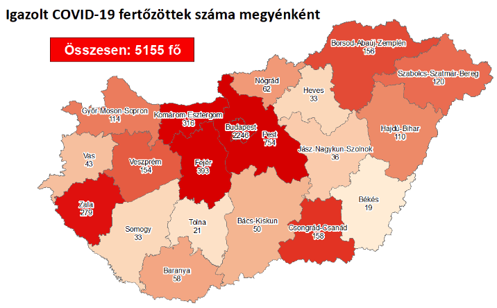 2020.08.23. reggeli koronavírus adatok