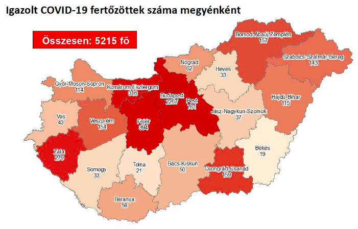 2020.08.25. reggeli koronavírus adatok
