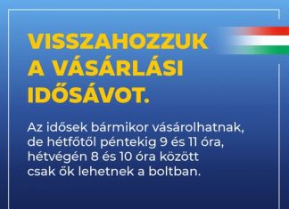 Védett idősávban vásárolhatnak majd az idősek
