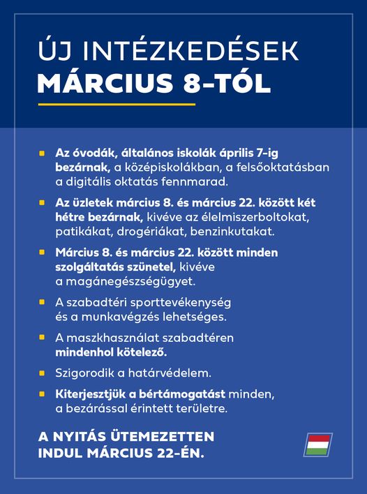 Szigorítás március 8-ától