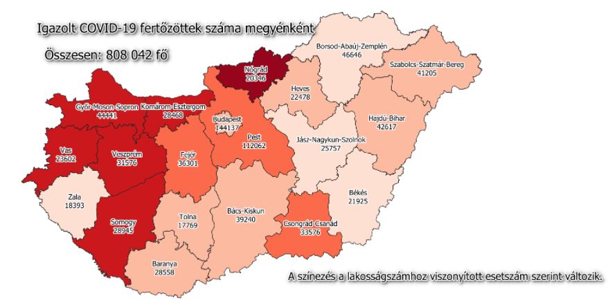 2021.06.28. hétfői koronavírus adatok