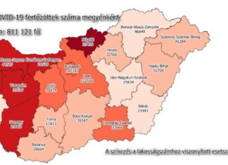 2021.08.23. hétfői koronavírus adatok: 340 új fertőzött, 6 beteg elhunyt