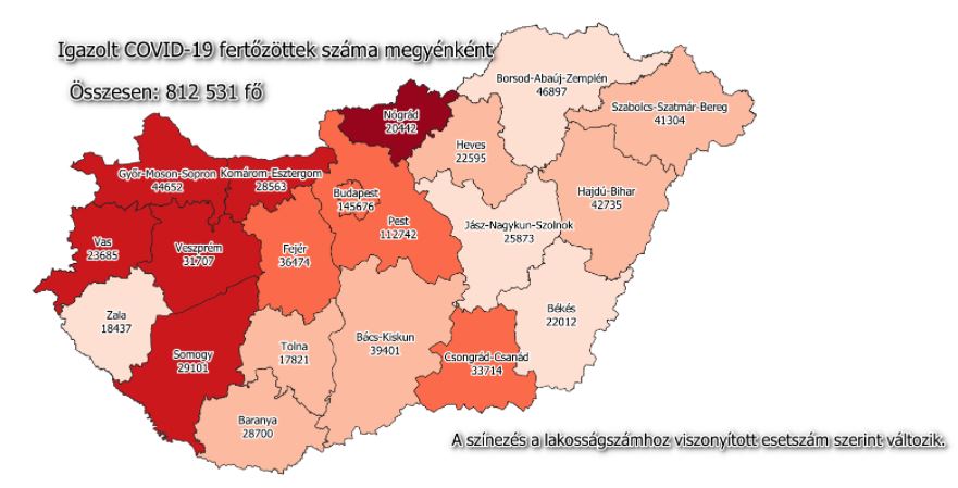 2021.09.01. hétfői koronavírus adatok
