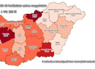 Az elmúlt 3 nap összesített adatai: 39 928 az új fertőzött, elhunyt 122 beteg (2022.01.24)