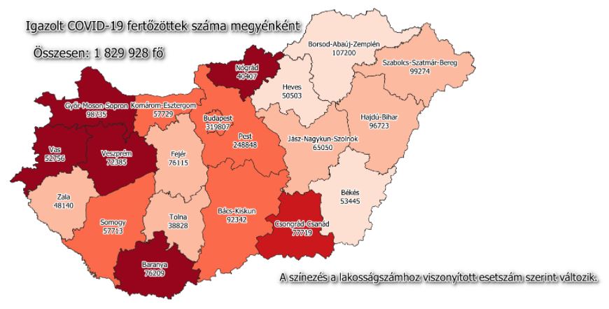 2022.03.21. reggeli koronavírus adatok