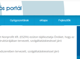 EESZT karbantartás